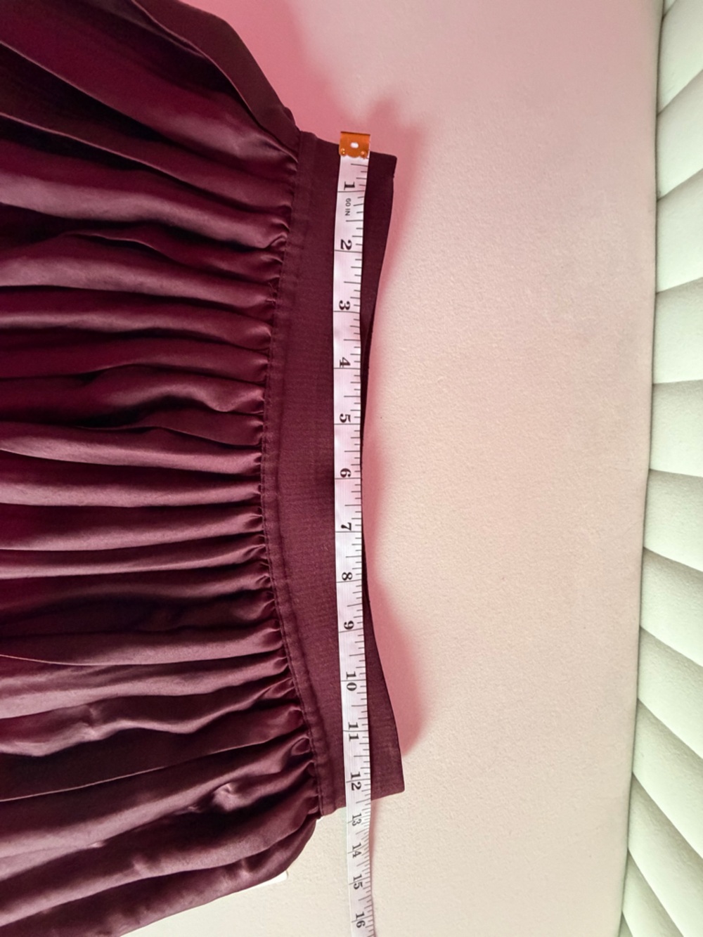 Lululemon Satin Pleated Midi Skirt | Size S - Picture 8 of 9